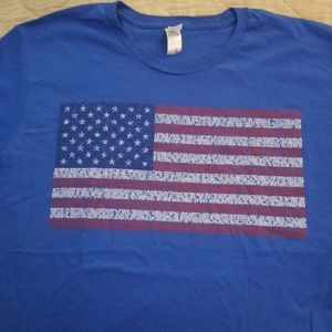 American Flag shirt NWOT